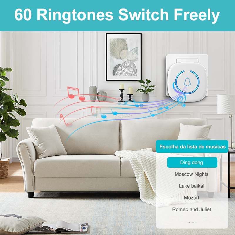 EZHEN sonnette sans fil intell - Home Security Bell avis et prix