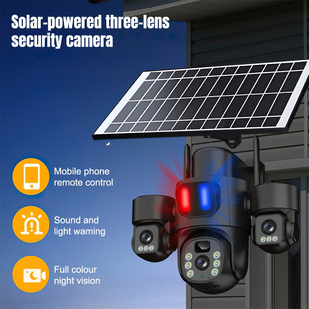 Caméra solaire WiFi PTZ extéri - Home Security Bell avis et prix