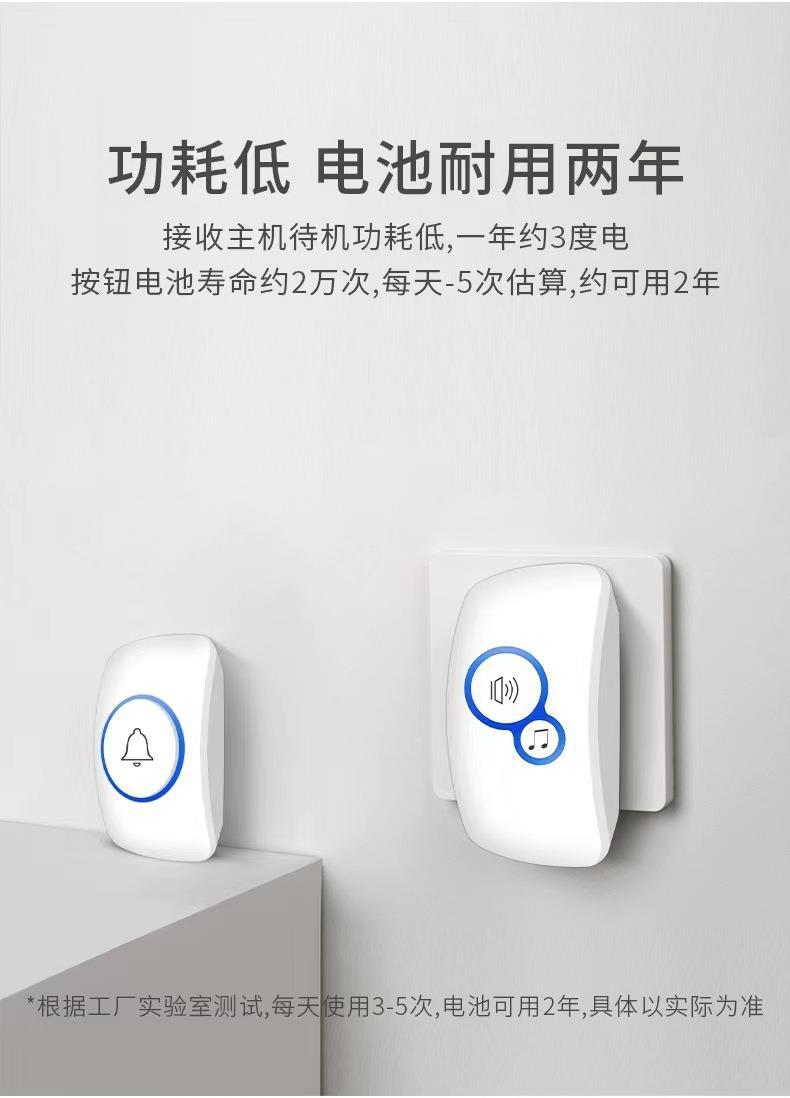 32 timbre sans fil alarme invi - Home Security Bell avis et prix