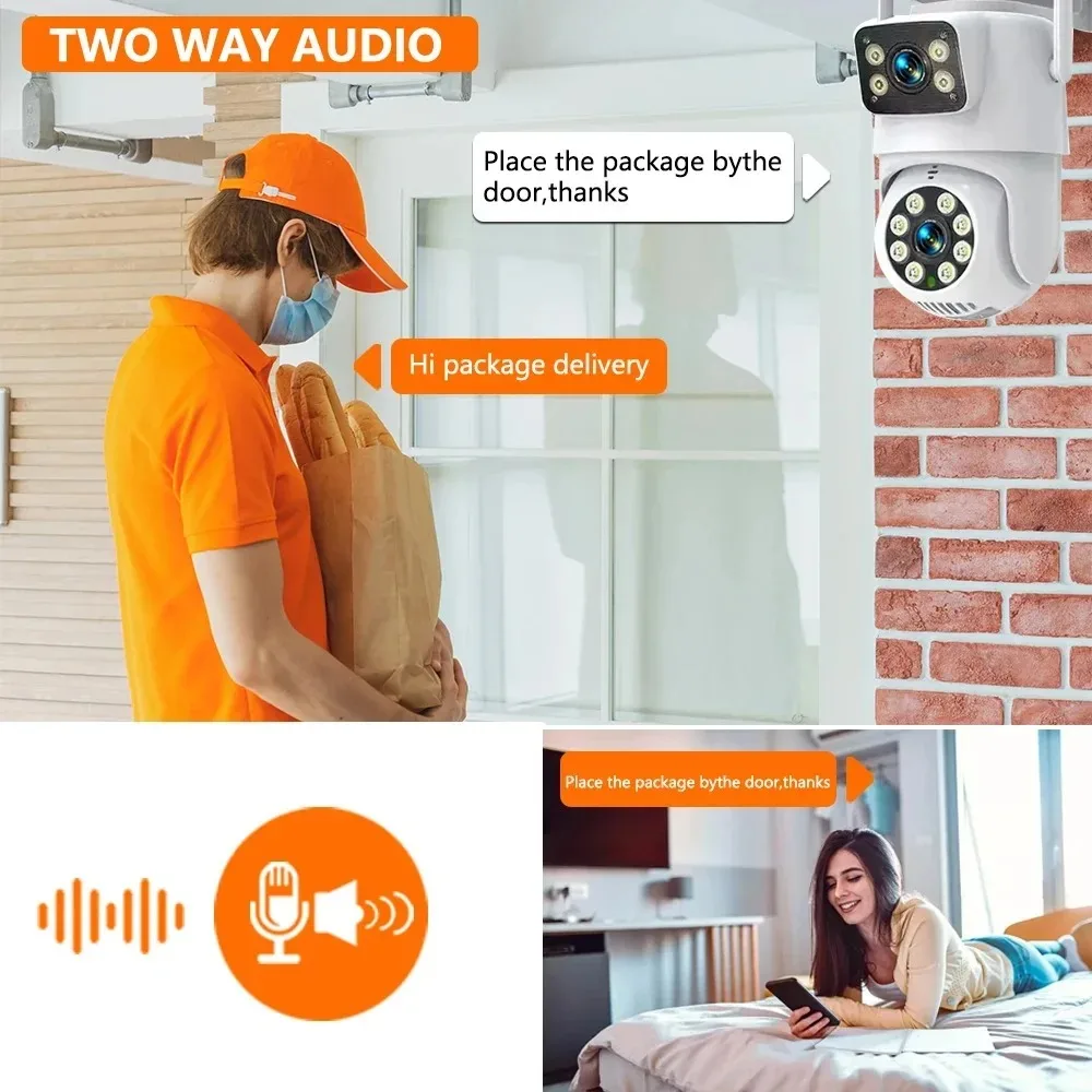 Caméra PTZ à double objectif 8 - Home Security And Cctv avis et prix