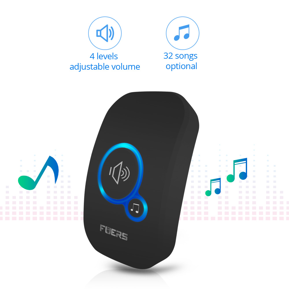 Fuers sonnette sans fil maison - Home Security Bell avis et prix