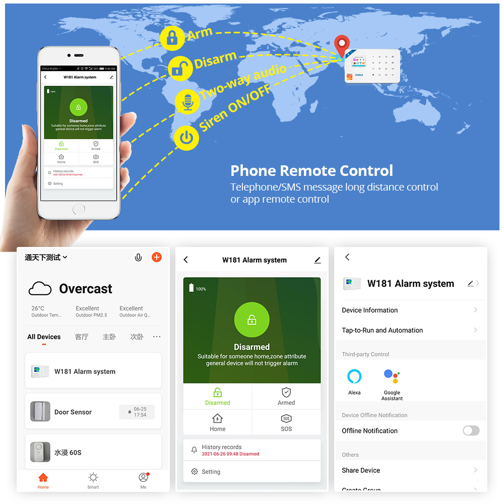 KERUI Activ- Kit de système d' - Home Security System Installation avis et prix