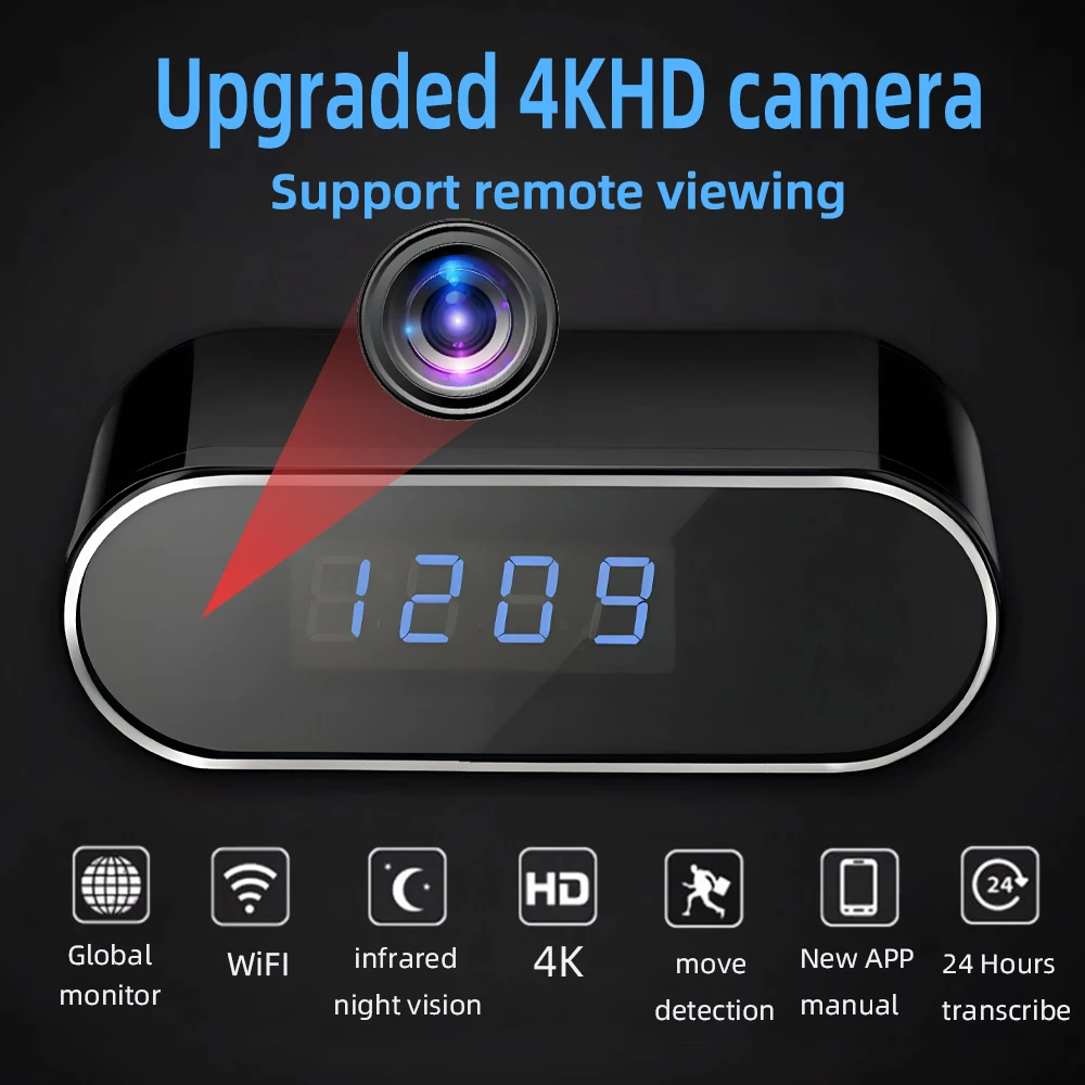 Nouvelle Mini caméra WiFi 4KHD - Hidden Camera Clock avis et prix