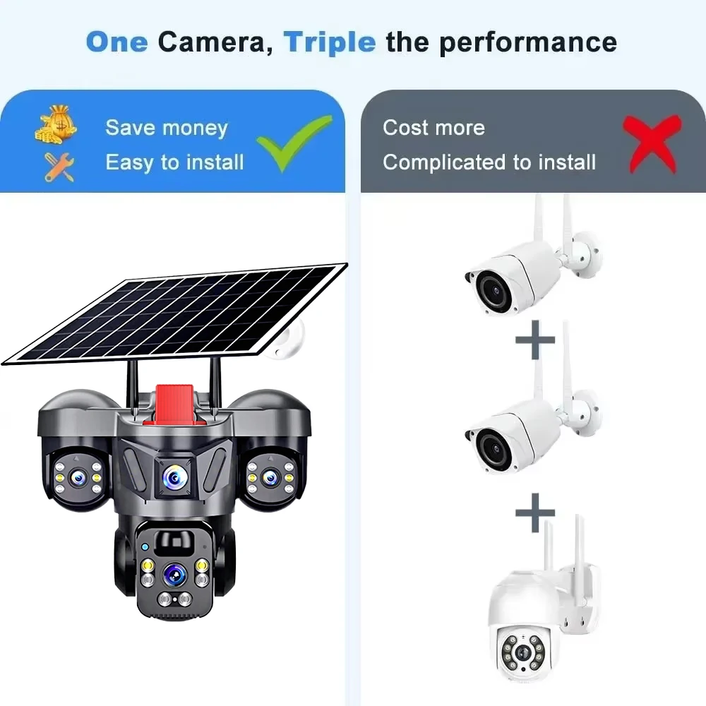 KERUI extérieur PTZ 6MP 4G SIM - Home Security And Cctv avis et prix