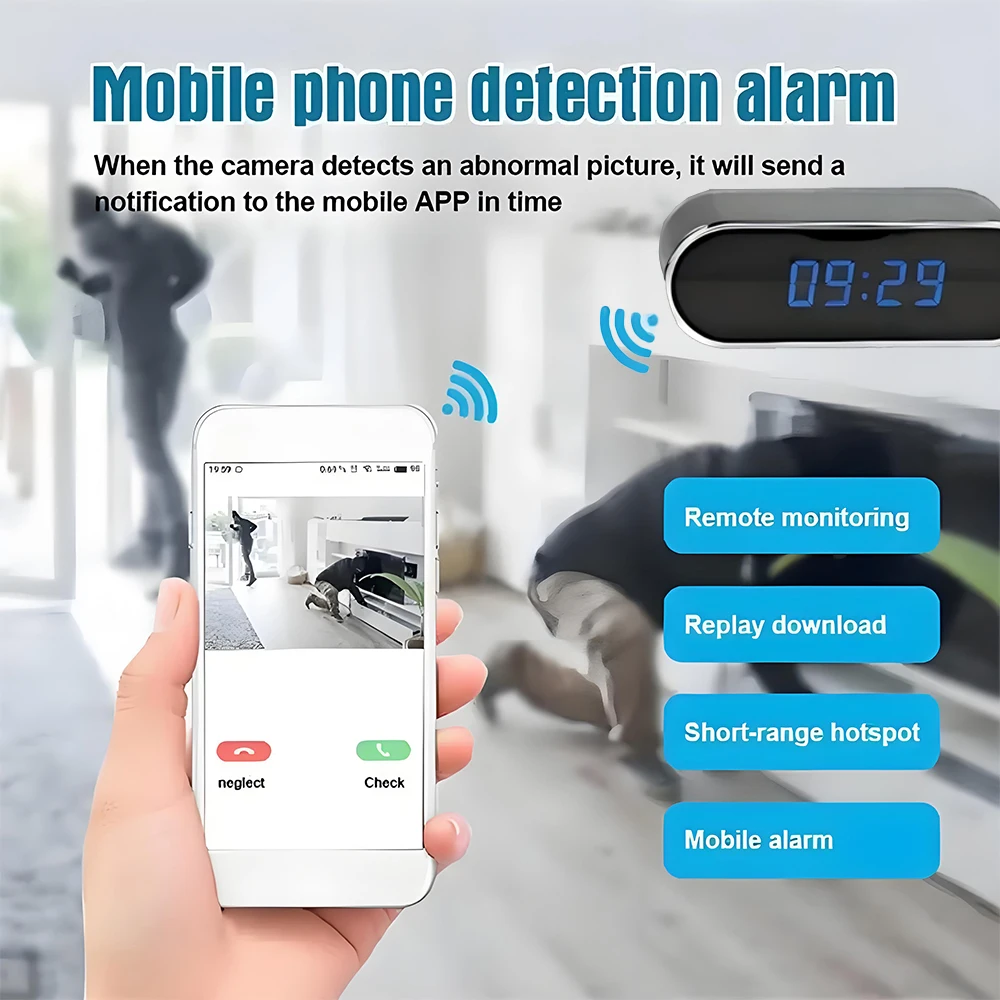 Nouvelle version améliorée, mi - Hidden Camera Clock avis et prix